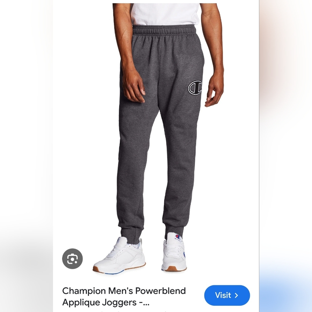 Champion Men's Dark Gray Joggers Size XL